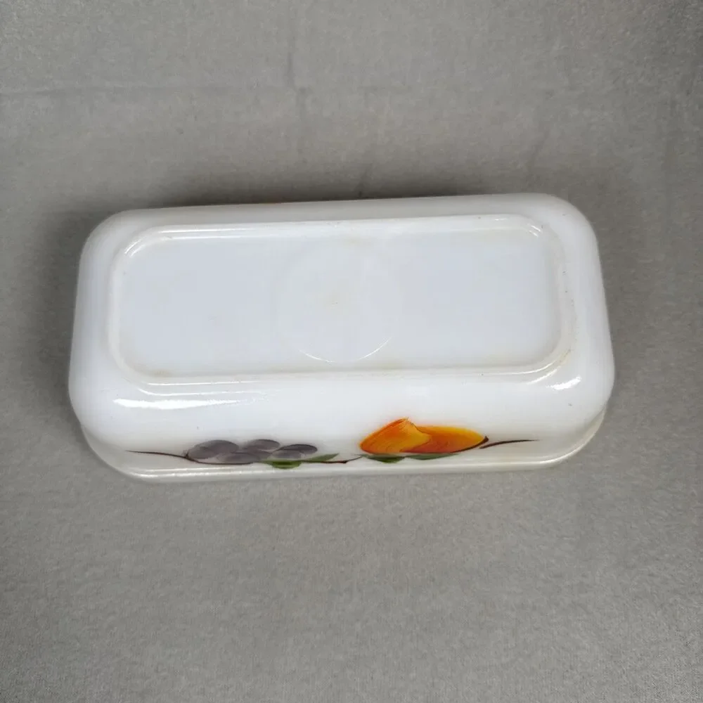 VINTAGE ANCHOR HOCKING FIRE KING GAY FAD FRUIT LOAF PAN 8